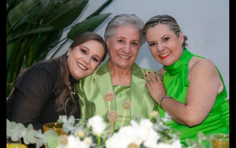 Susana Delfín, Carmen Álvarez del Castillo y Carmen Delfín. GENTE BIEN JALISCO/ Jorge Soltero