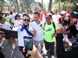 El candidato Pablo Lemus busca impulsar el deporte en Jalisco. ESPECIAL