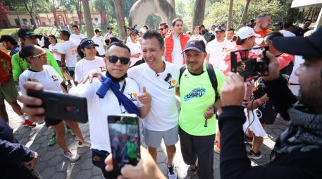 El candidato Pablo Lemus busca impulsar el deporte en Jalisco. ESPECIAL