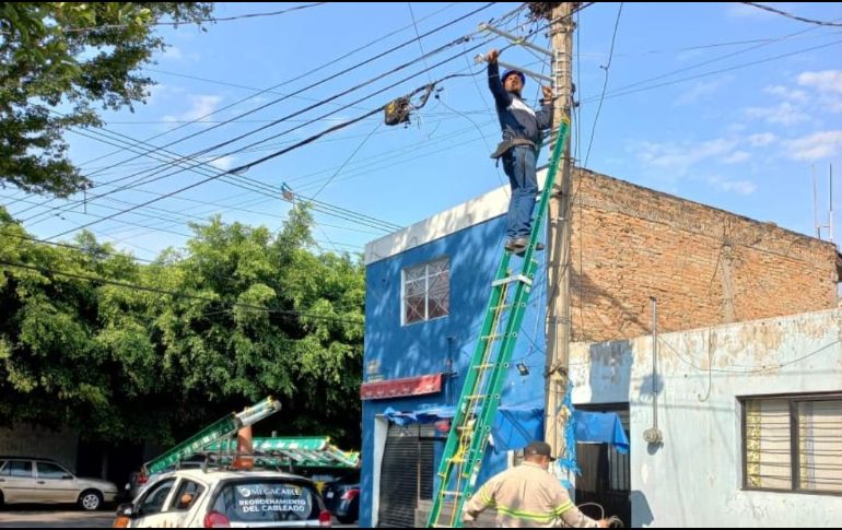 Mega dispone de cuadrillas especializadas, debidamente identificadas con el nombre del programa “REORDENAMIENTO DE LA RED”. ESPECIAL.