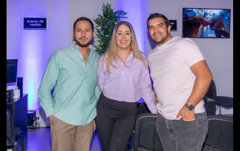 Efrén Lozano, María Elena Rea e Iván Jiménez. GENTE BIEN JALISCO/ Jorge Soltero