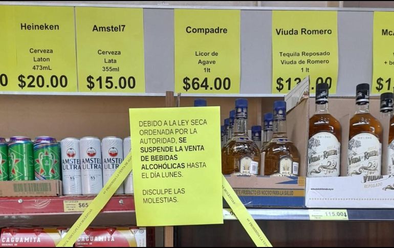 La Ley Seca se aplicará en diversos estados del país con motivo de las próximas elecciones. SUN/ARCHIVO