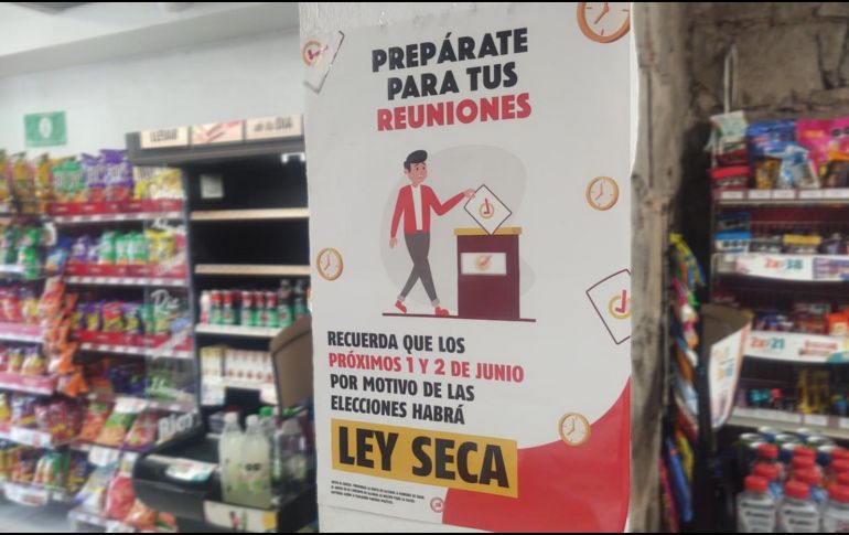 Se aplicará la Ley Seca con motivo de la próxima jornada electoral. ESPECIAL/ Redes sociales