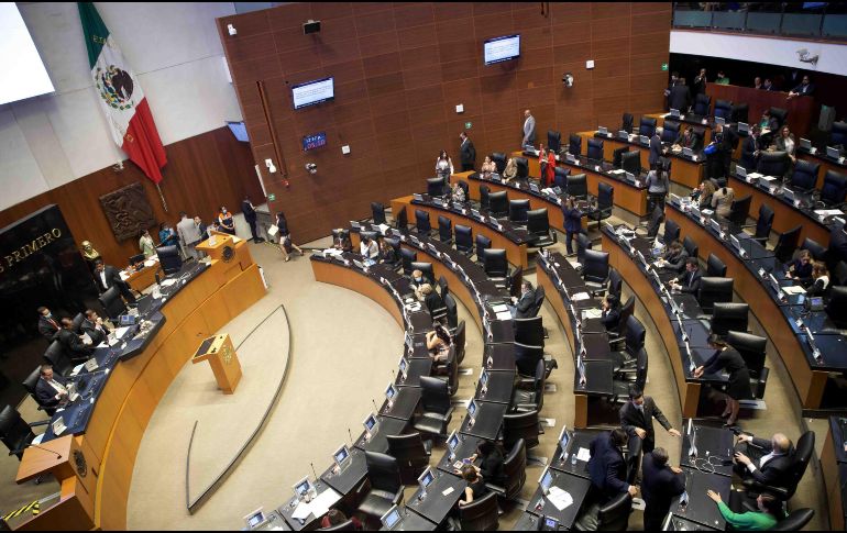 Esta es una proyección realizada con los resultados del PREP de cómo quedaría conformada la Cámara de Senadores tras las elecciones del 2 de junio. SUN / ARCHIVO