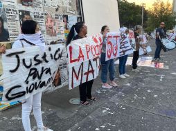 En la manifestación también estuvieron presentes integrantes del Colectivo Luz de Esperanza Desaparecidos Jalisco. EL INFORMADOR / Gloria Reza