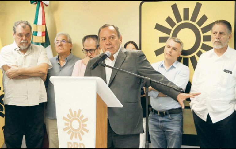 El presidente del Sol Azteca ha insistido en que no es verdad que el partido se va. ESPECIAL