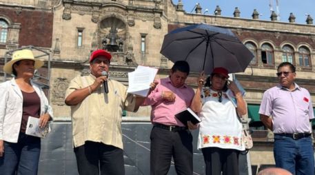 El vocero de la CNTE exhortó a quienes integrarán la próxima legislatura realizar reformas a favor de los trabajadores. SUN / Y. Ruiz