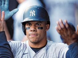 El dominicano luce en su temporada de debut con los Yankees. AFP/K. Rivas