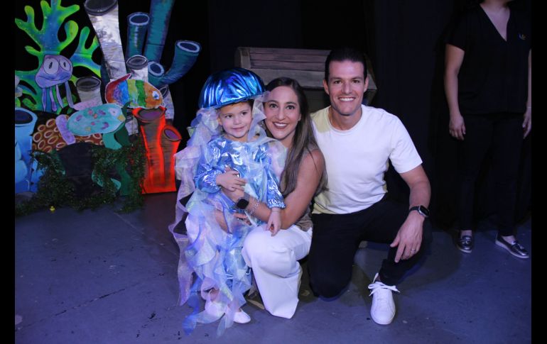 Nicolás Plasencia, Andrea Tostado y Diego Plasencia. GENTE BIEN JALISCO/ Esmeralda Ecamilla