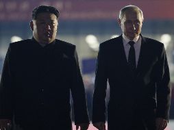 Esta semana Vladimir Putin visitó a Kim Jong-un en Corea del Norte por primera vez. EFE/SPUTNIK/G. Grigorov