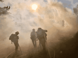 Según el Centro Nacional Interagencial de Bomberos,  no se prevé que haya una contención total sino hasta el 15 de julio. XINHUA/ARCHIVO