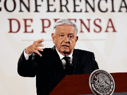 El presidente de México, Andrés Manuel López Obrador, en su conferencia de prensa matutina el martes 25 de junio del 2024, en Palacio Nacional de Ciudad de México. EFE/ J. MÉNDEZ.