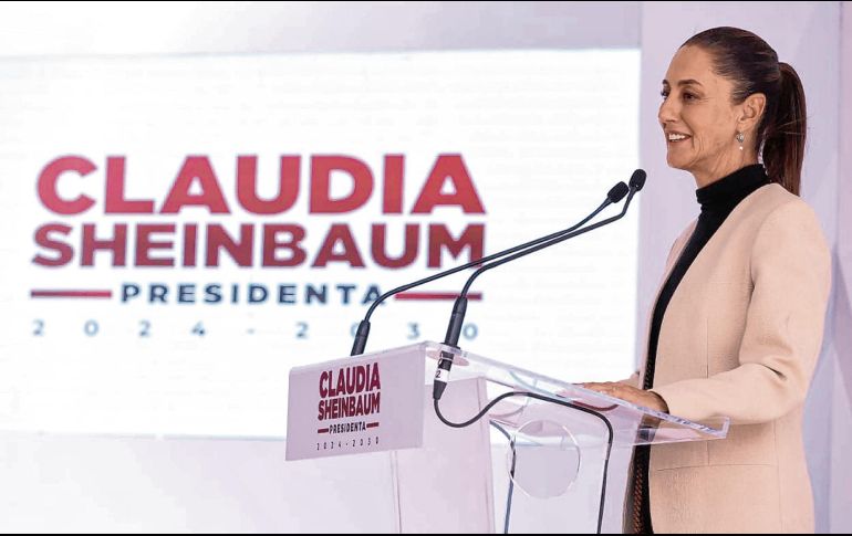 Sheinbaum presentó a Peña Merino y dijo que postergará el nombre del titular de la Secretaría de Seguridad. EL UNIVERSAL