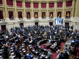 El dirigente ultraliberal, estaría cerca de lograr que la cámara baja dé luz verde a la legislación que fue aprobada el 13 de junio por el Senado. AP / N. PISARENKO