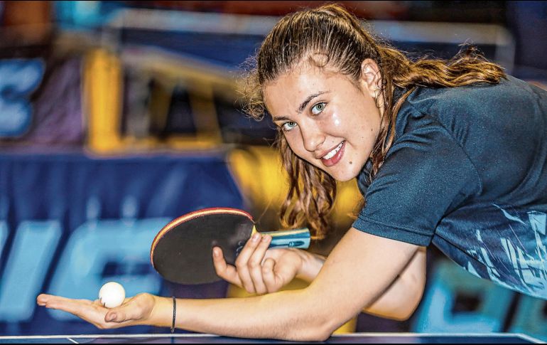 Arantxa Cossio desarrolló una verdadera pasión por el tenis de mesa desde que tuvo su primer contacto con este deporte a los 9 años de edad. EL INFORMADOR/ A. Navarro