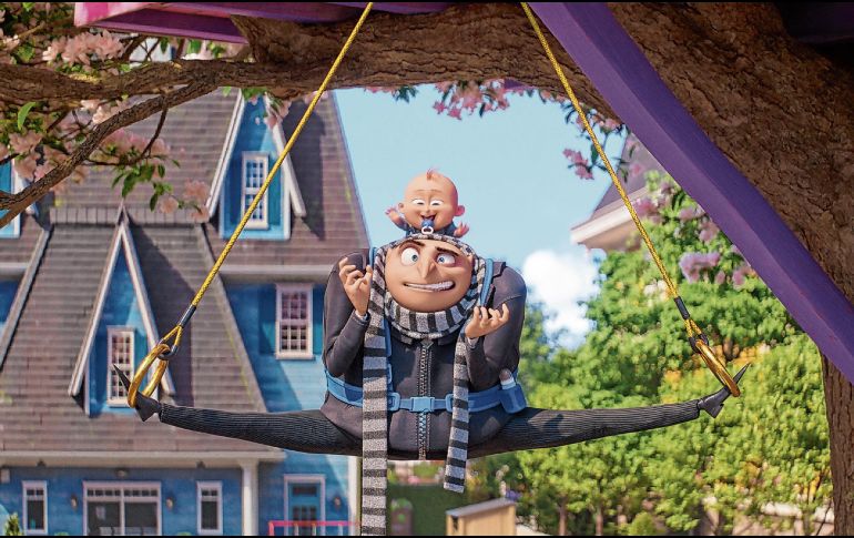 Gru Jr. es el nuevo integrante de la familia. CORTESÍA