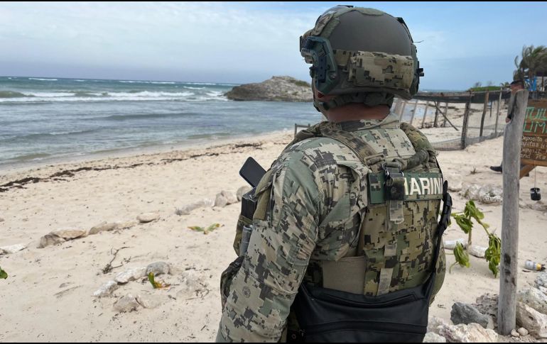 El Gobierno de México elevó a 13 mil 372 los agentes de las Fuerzas Armadas y de otras dependencias desplegados en la zona para enfrentar los efectos de Beryl en el Caribe mexicano. X / @MaraLezama