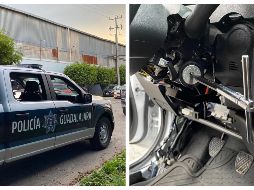 El auto fue robado en la colonia Americana y encontrado en el Alamo Industrial Sur. ESPECIAL