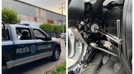 El auto fue robado en la colonia Americana y encontrado en el Alamo Industrial Sur. ESPECIAL