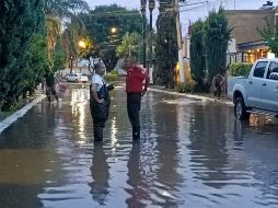 La lluvia dejó inundaciones en distintos puntos. ESPECIAL/ Protección Civil y Bomberos de Zapopan