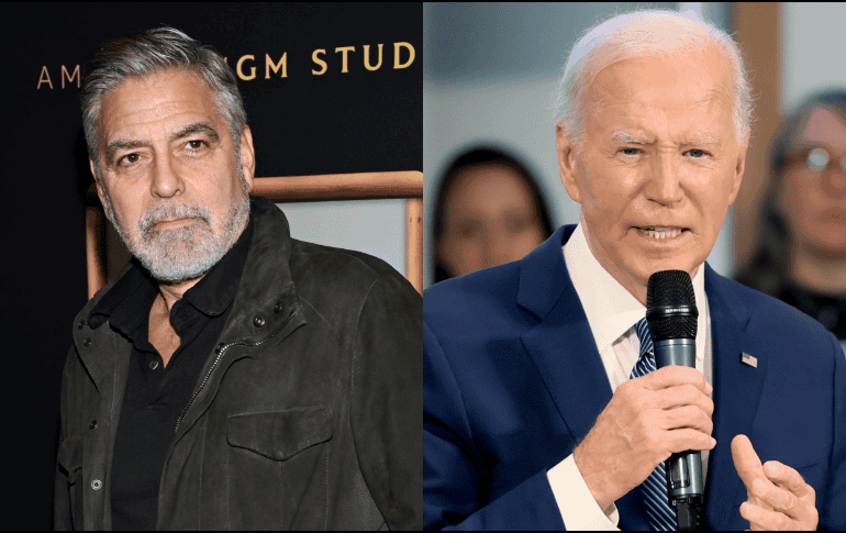 George Clooney asegura que si el Presidente Joe Biden continúa como candidato, el Partido Demócrata perderá las elecciones. AP/Foto de E. Agostini; EFE/EPA/TING SHEN/POOL