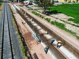 La Línea 4 será la primera ruta de transporte de pasajeros en México que utilizará el derecho de vía del tren de carga. EL INFORMADOR / A. Navarro