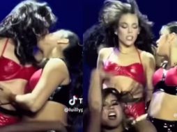 El momento más comentado llegó cuando protagonizó un apasionado beso en la boca con una de sus bailarinas.INSTAGRAM/ nelssiecarrillo