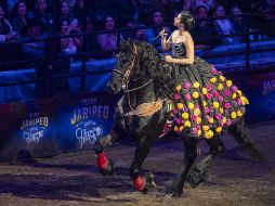 La intérprete de regional mexicano, fue quien confirmó su relación con Christian. AP / D. DOVARGANES