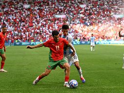Argentina y Marruecos se midieron este miércoles en el futbol olímpico, donde se vivieron todo tipo de emociones. AFP / A. Finistre