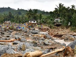 El nivel del agua ha desbordado ríos y arroyos, elevando la alerta de esta región. EFE/TP BINU