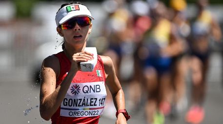 Alegna González mantuvo un ritmo impresionante que momentáneamente puso a México en la lucha por las medallas. AFP