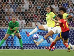 Brasil dio la campanada en el futbol femenil de París 2024 al eliminar a las campeonas del mundo en las semifinales. XINHUA/H. Zongzhi