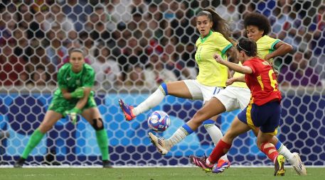 Brasil dio la campanada en el futbol femenil de París 2024 al eliminar a las campeonas del mundo en las semifinales. XINHUA/H. Zongzhi