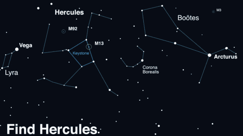  La Estrella Ardiente se encuentra en la constelación Corona Boreal, al oeste de la constelación Hercules. ESPECIAL / nasa.gov