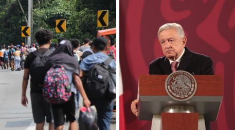 Aun con la escalada de violencia y el desplazamiento de personas en la frontera de Chiapas hacia Guatemala, López Obrador aseguró que él tiene 