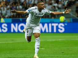 Kylian Mbappé tuvo un gran debut con el Real Madrid. EFE.