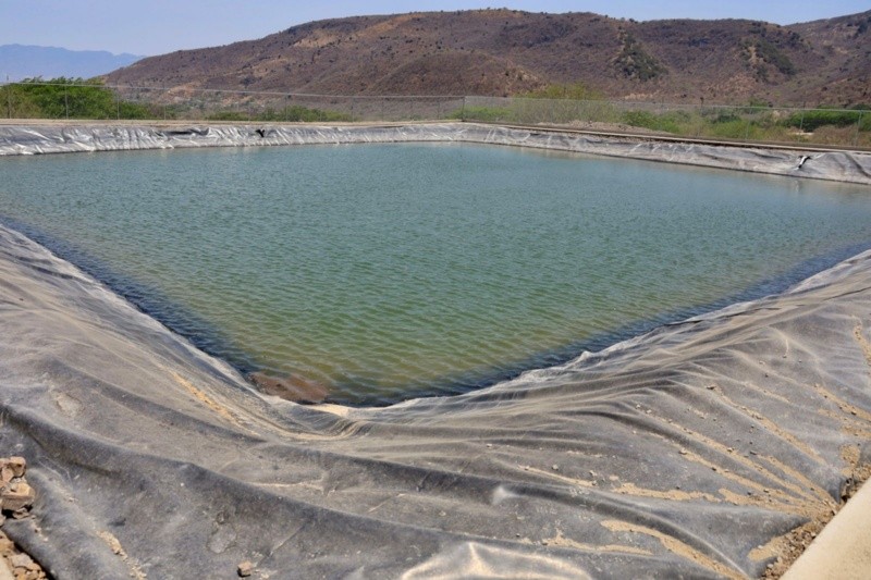   Construcción de ollas de captación de agua. CORTESÍA. 