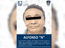 Un juez ratificó la medida cautelar de prisión preventiva a Alfonso “N”. CORTESÍA/X/ @FiscaliaCDMX.