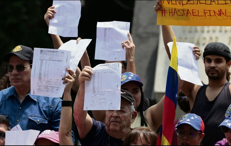 Las manifestaciones motivaron que países miembros de la OEA y algunos de Europa soliciten las actas de la elección. EFE