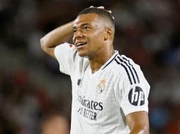 Kylian Mbappé no fue protagonista en su debut liguero con el Real Madrid. EFE