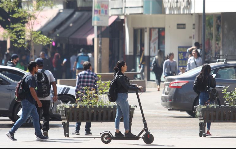 La Agencia Metropolitana de Servicios de Infraestructura para la Movilidad (AMIM) expuso ayer problemáticas respecto a los patines o scooters eléctricos. EL INFORMADOR/ A. Navarro