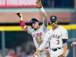 Jarren Durán fue clave en el triunfo de los Medias Rojas sobre los Astros. AFP/K. Cox