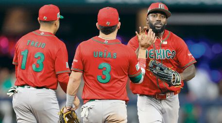 México fue uno de los equipos sensación en el Clásico Mundial de Beisbol de 2023. AFP/M. Briggs