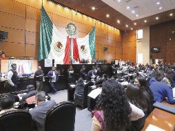 Cámara de Diputados durante una sesión de la Comisión de Puntos Constitucionales. EFE