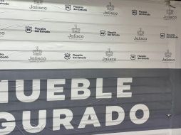 Fiscalía de Jalisco aseguró el local marcado con el número 232 de la plaza ubicada en el Centro Tapatío. ESPECIAL/FISCALÍA DE JALISCO