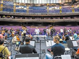 Enrique Radillo, durante uno de los ensayos del concierto que ofrecerá mañana. EL INFORMADOR/ A. Navarro