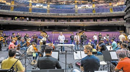 Enrique Radillo, durante uno de los ensayos del concierto que ofrecerá mañana. EL INFORMADOR/ A. Navarro