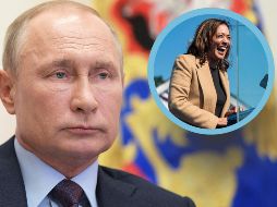 Putin ironizó con que antes su gobierno apoyaba al actual presidente de EU, Joe Biden, para la reelección frente a Trump, y que ahora hará lo mismo con Kamala Harris. ESPECIAL, EFE y AFP