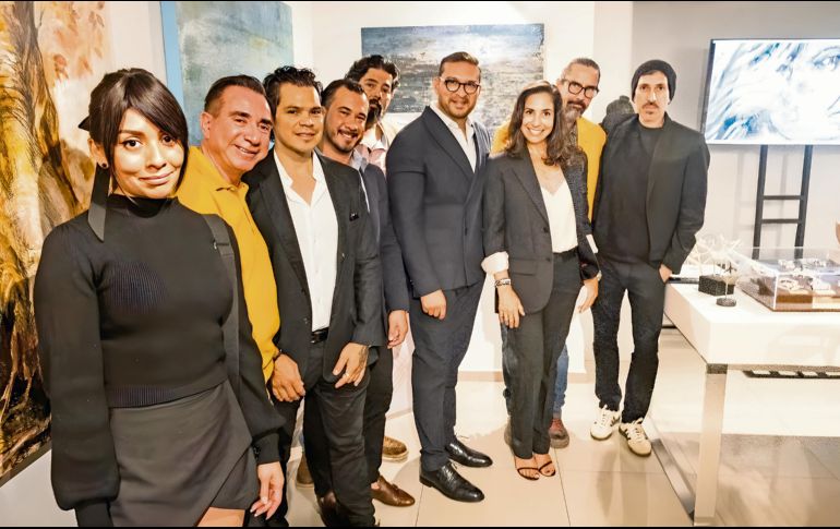 Dulce Luna, Alejandro Velasco, Salvador Santana, Iván Chávez, José Luis Malo, Albino Galván, Mimi Mendoza, Miguel Martín del Campo y Granna. EL INFORMADOR/ J. Urrutia