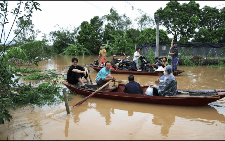 Antes de la llegada del tifón, las autoridades evacuaron a unas 50 mil personas. EFE / L. THAI LINH